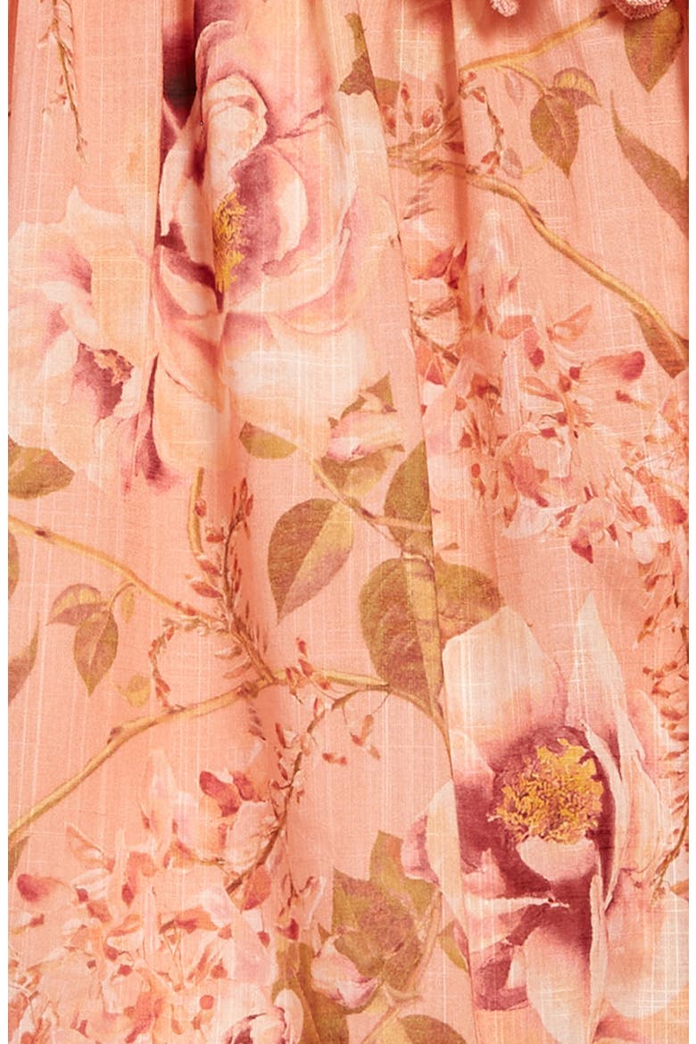 Kids' Rosa Floral Print Dress, Alternate, color, PINK PEONY FLORAL