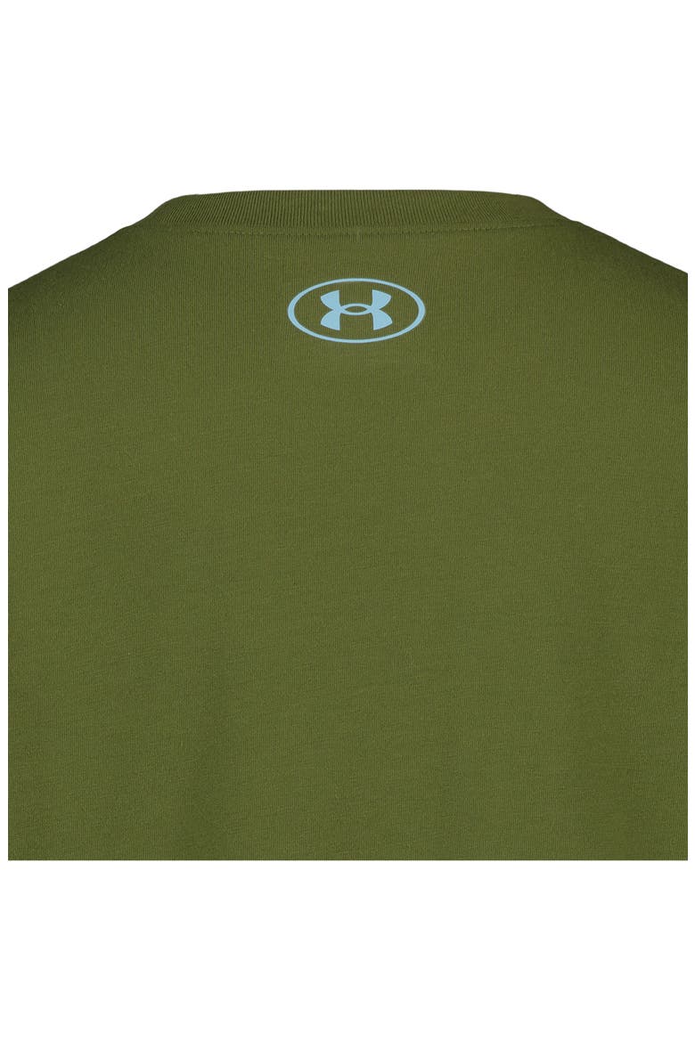 Kids' Topo Core Graphic Long Sleeve T-Shirt, Alternate, color, WARM OLIVE
