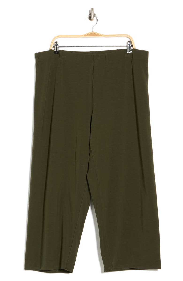 Eileen Fisher Straight Leg Cropped Pants, Main, color, Seaweed
