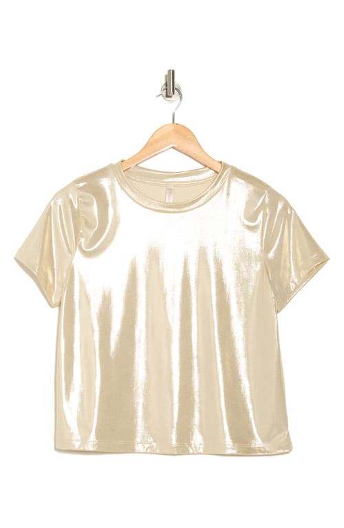 Renee C Metallic Crewneck T-shirt