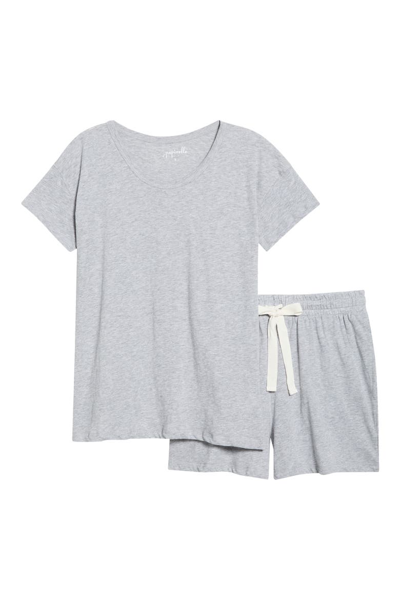 Ada Boxer Short Pajamas, Alternate, color, GREY