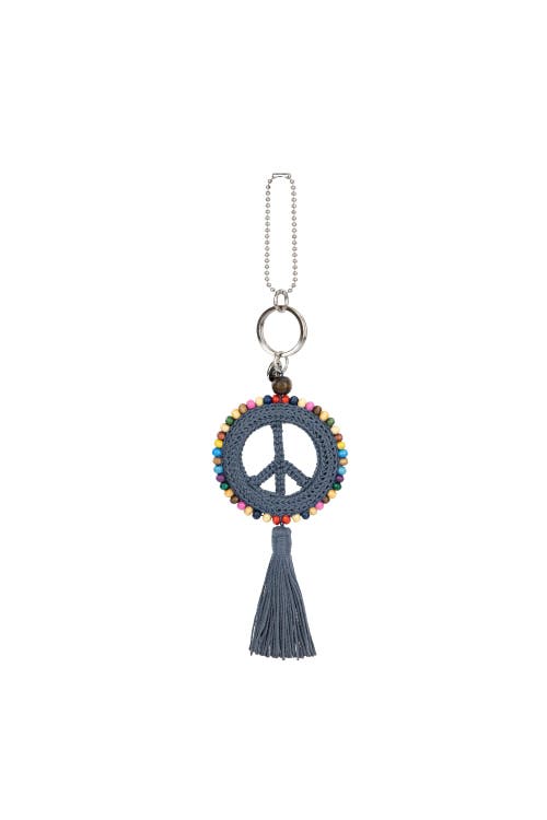 The Sak Yarnicharmz Crochet Peace Dangle