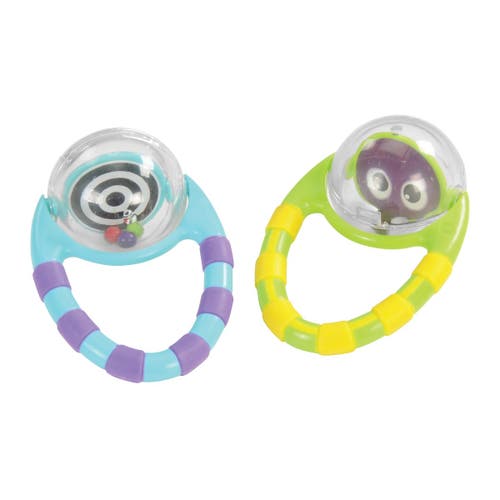 Kaplan Early Learning Company Grasp & Explore Rattle Set In Brown