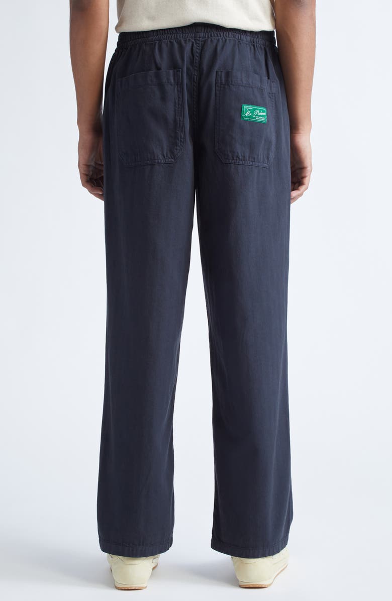 PALMES Lucien Cotton Herringbone Trousers, Alternate, color, Black