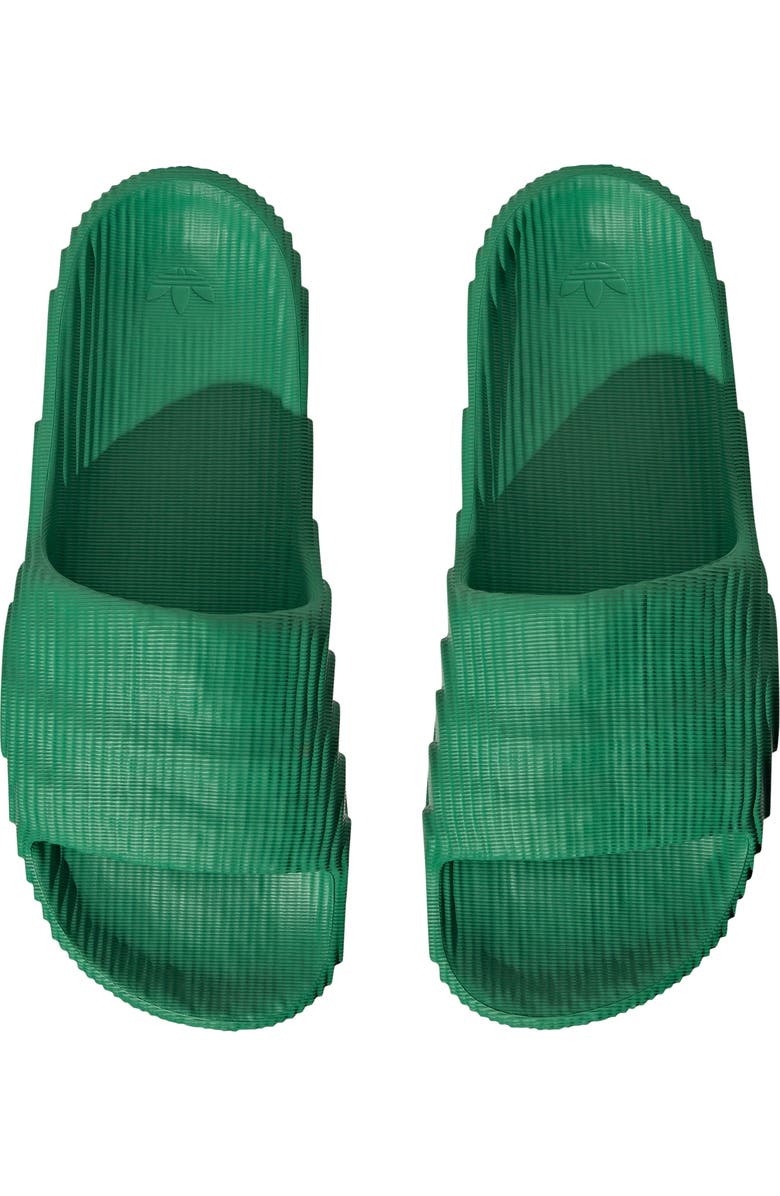 adidas Gender Inclusive Adilette 22 Sport Slide, Alternate, color, Green/ Ftwr White/ Green