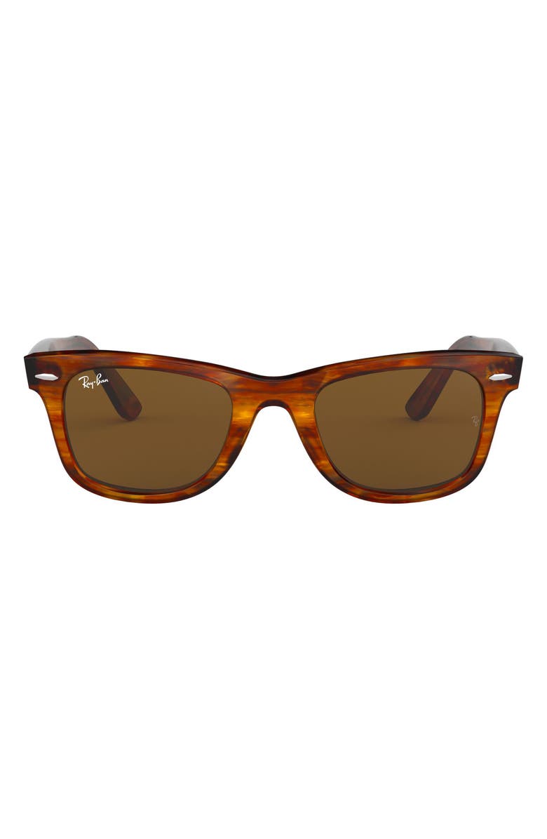 Ray-Ban 50mm Classic Wayfarer Sunglasses, Main, color, Light Tortoise