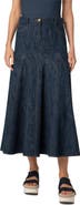 Akris punto Denim Midi Skirt