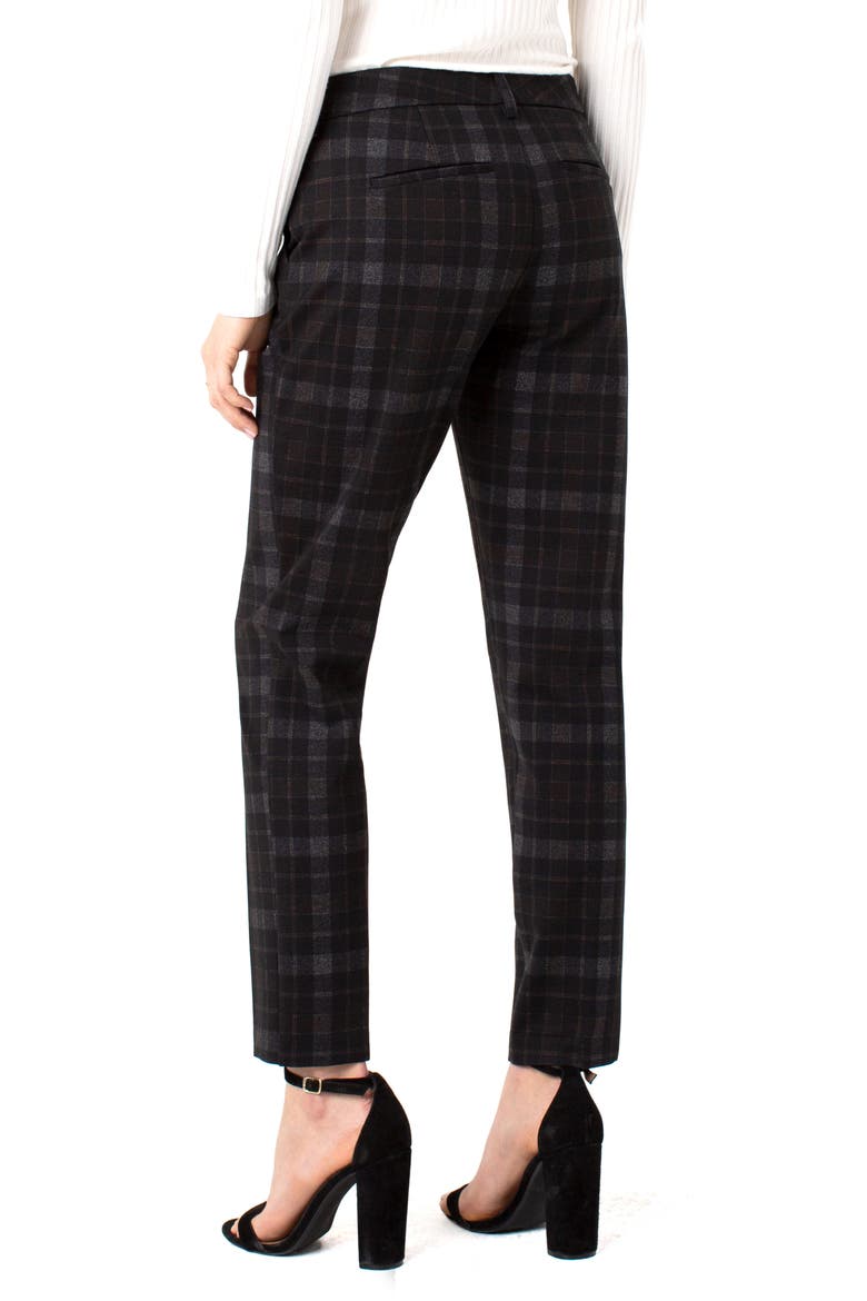 Kelsey Plaid Trousers, Alternate, color, CPR/BLK/TARTAN