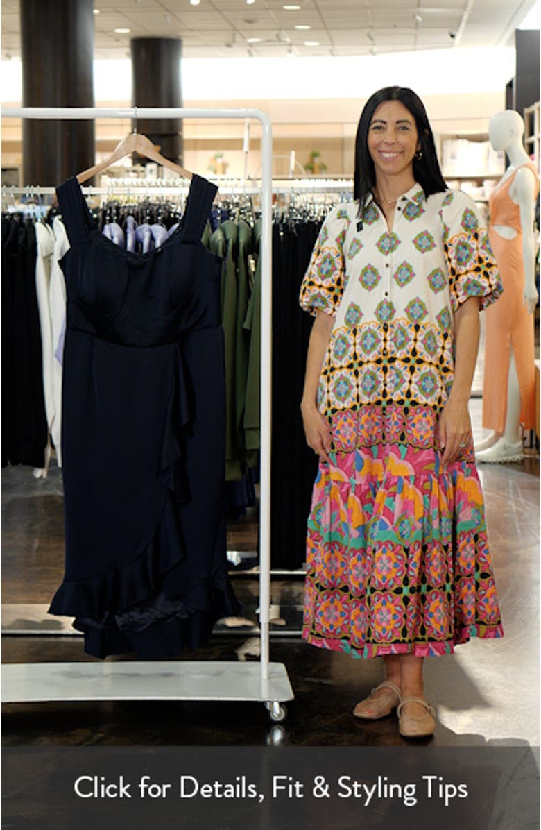 The Hypnotise Faux Wrap Midi Dress, sales video thumbnail