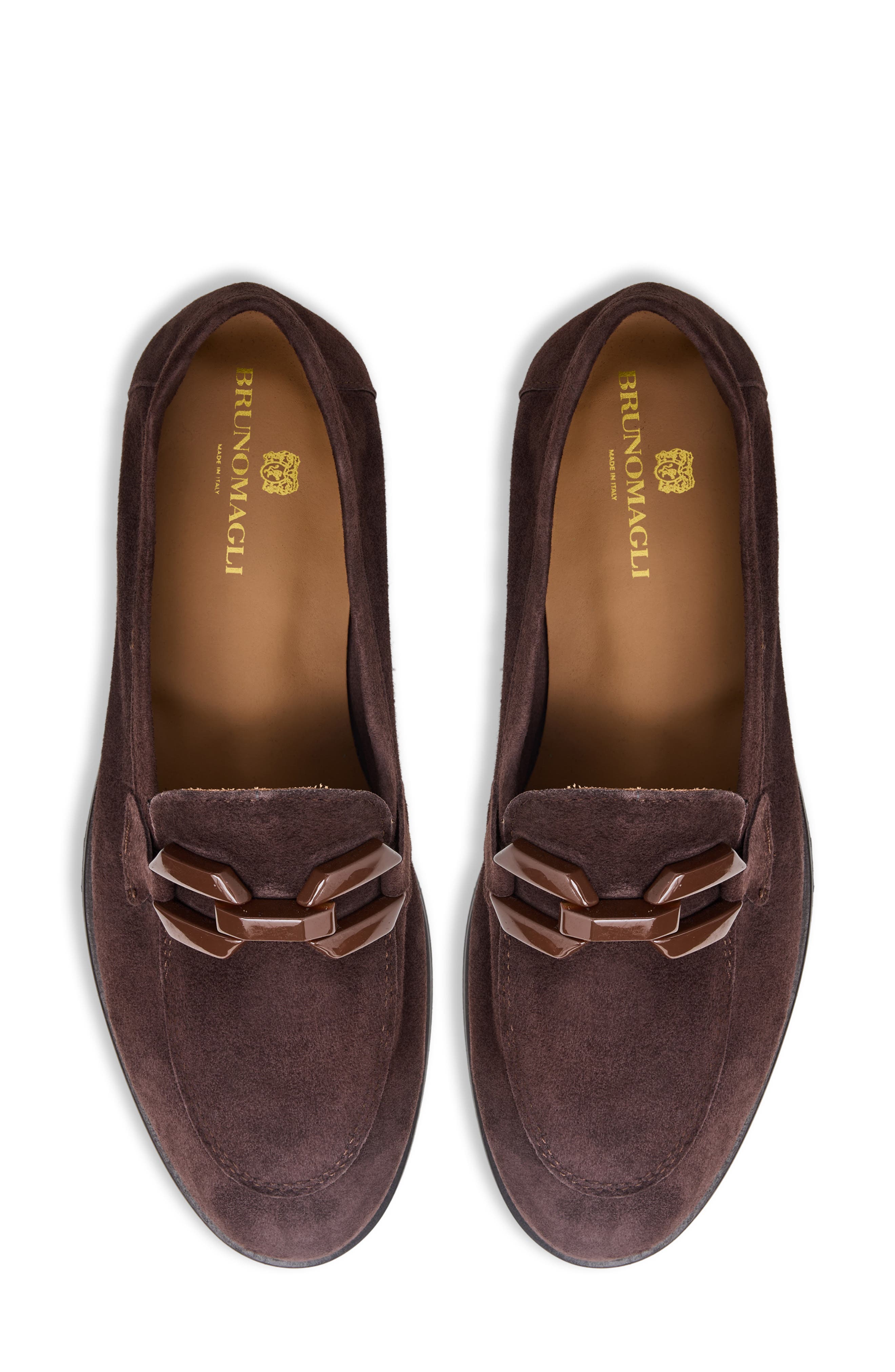 Lavena Bit Loafer, Alternate, color, DARK BROWN SUEDE