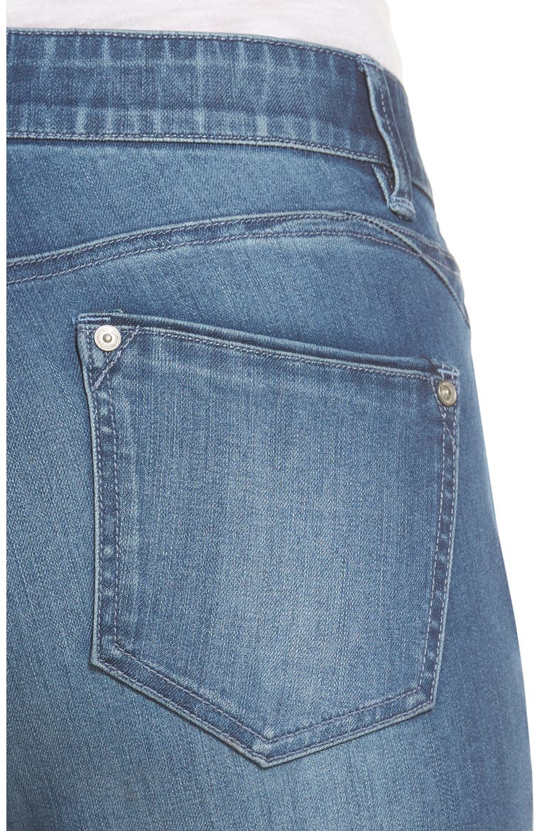 Ab-solution Stretch Ankle Skinny Jeans (Nordstrom Exclusive), Alternate, color, BLUE