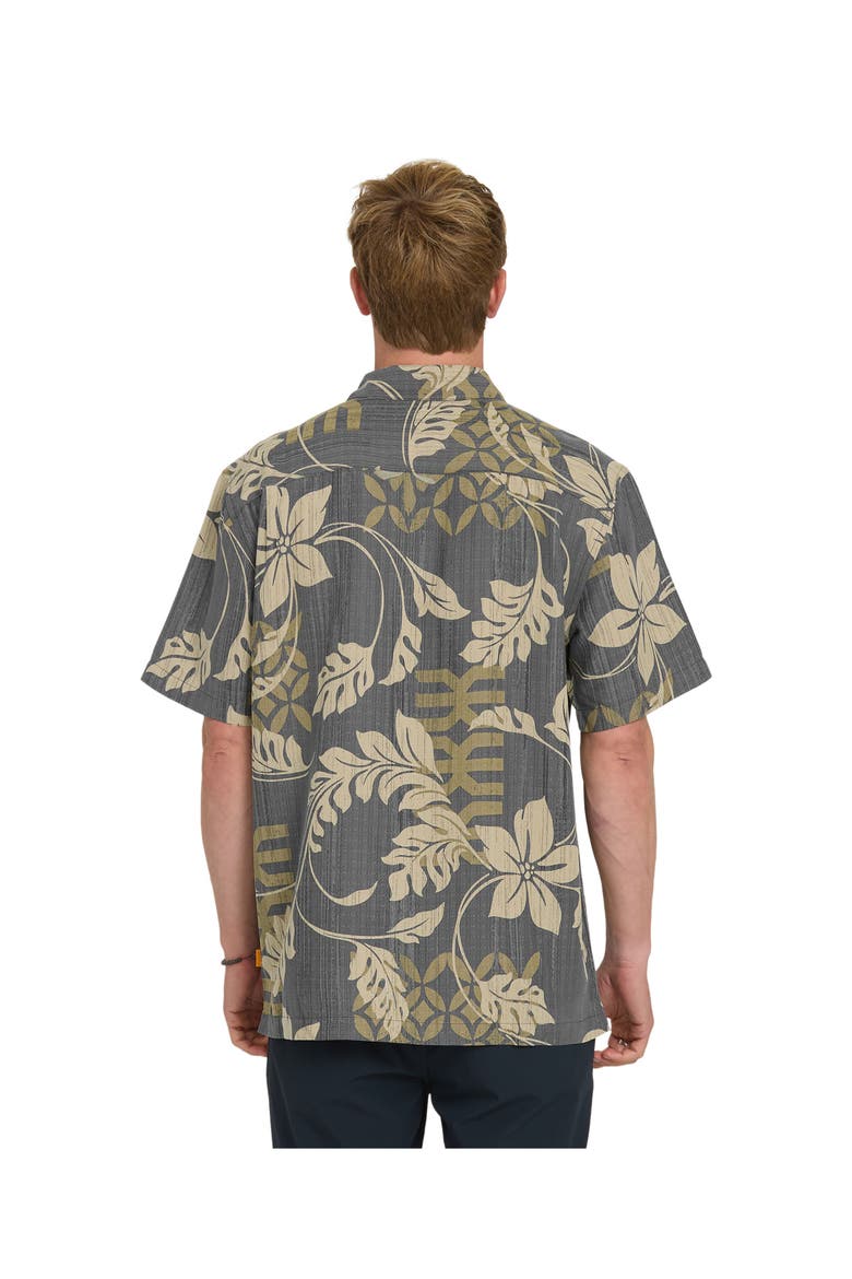 Tropic Bloom Short Sleeve Shirt, Alternate, color, PHANTOM