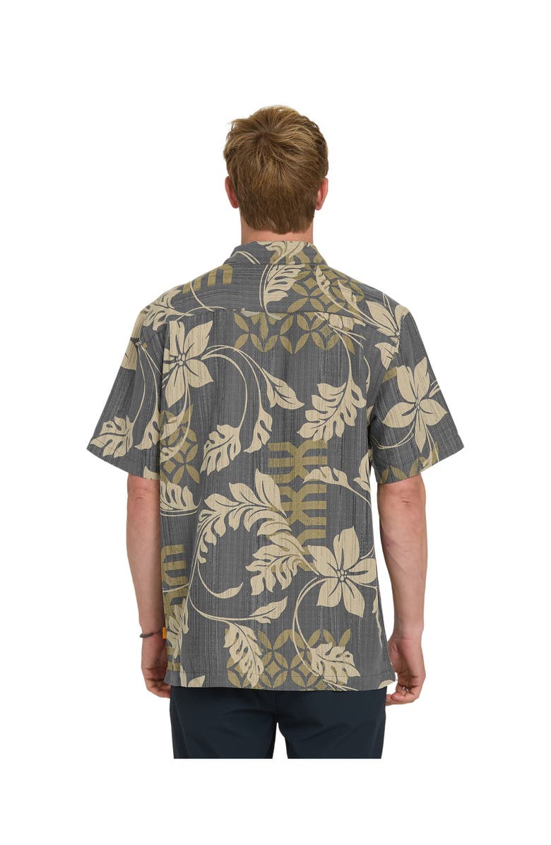 Quiksilver Waterman Tropic Bloom Short Sleeve Shirt, Alternate, color, Phantom