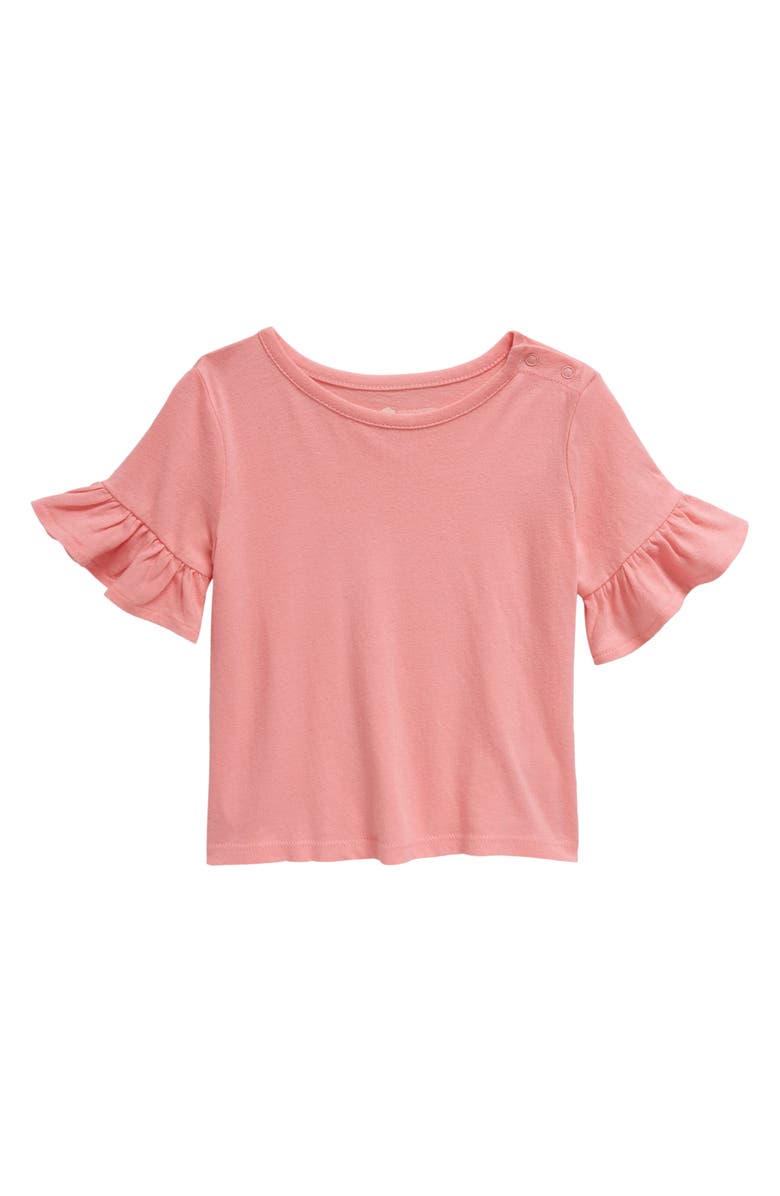 Tucker + Tate Ruffle Sleeve Top, Main, color, 