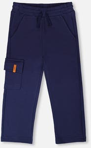 Deux par Deux French Terry Sweatpants with Cargo Pocket