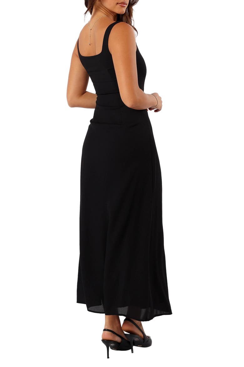Nadea Wrap Front Sheath Dress, Alternate, color, BLACK