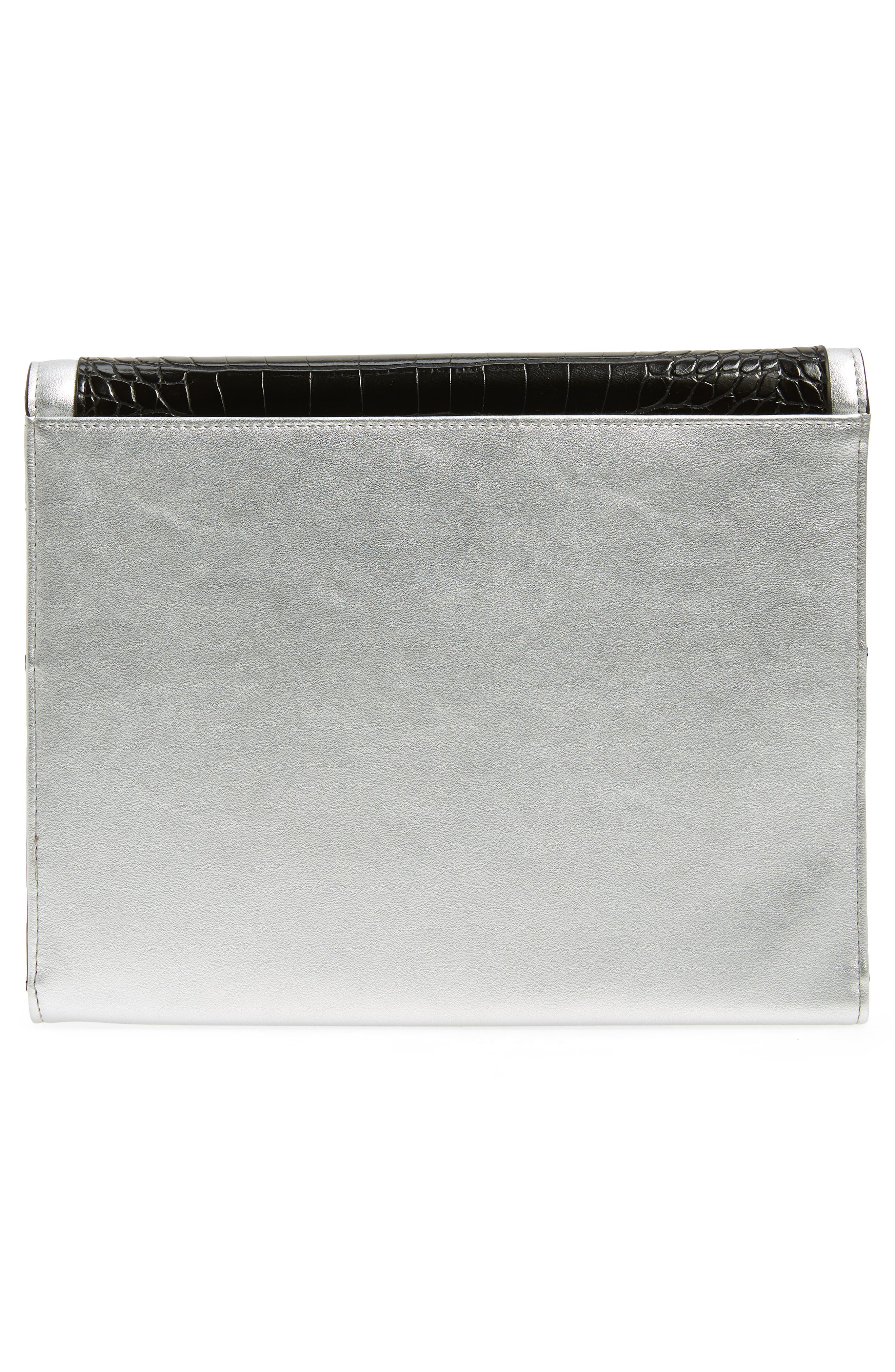 Leith Colorblock Faux Leather Envelope Clutch, Alternate, color, 
