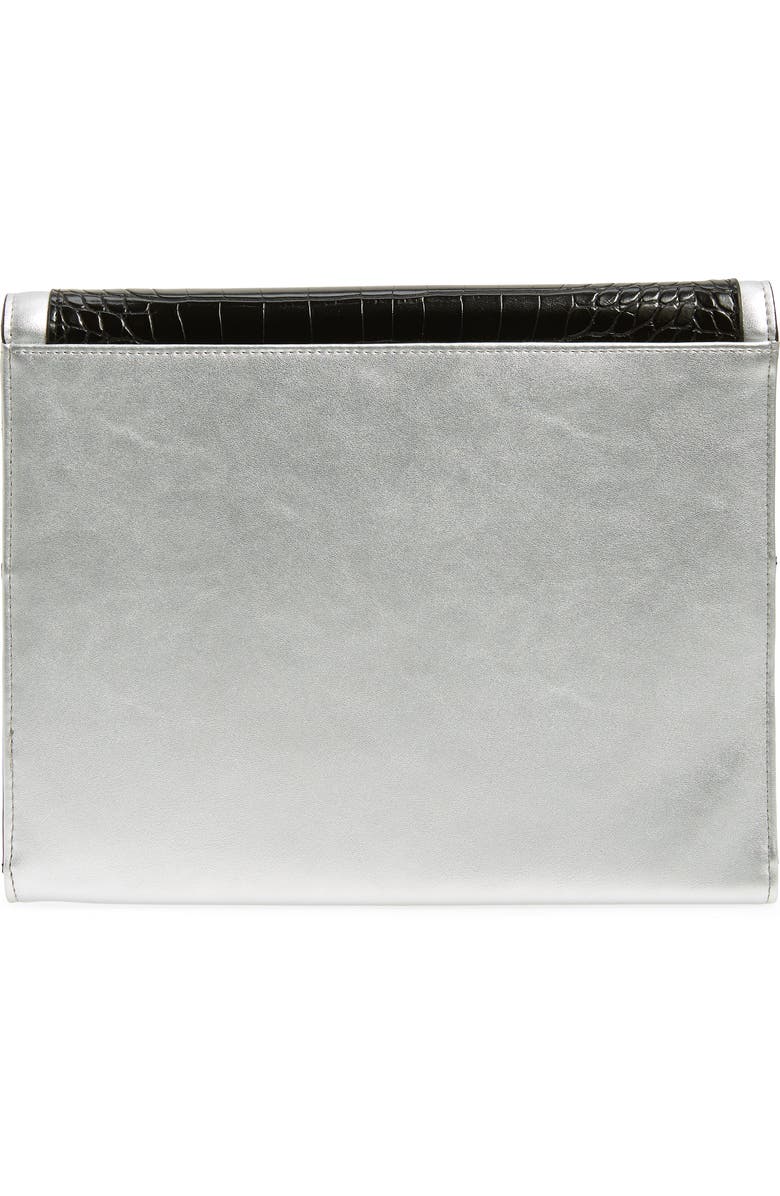 Leith Colorblock Faux Leather Envelope Clutch, Alternate, color,