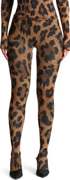 Naked Wardrobe Print Toe Leggings