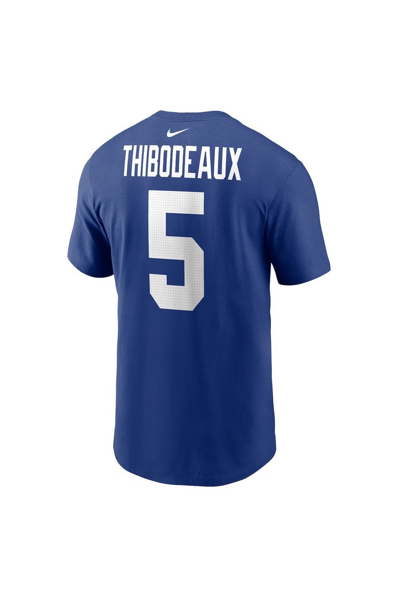 Men's Nike Kayvon Thibodeaux Royal New York Giants Player Name & Number T-Shirt, Alternate, color, Royal