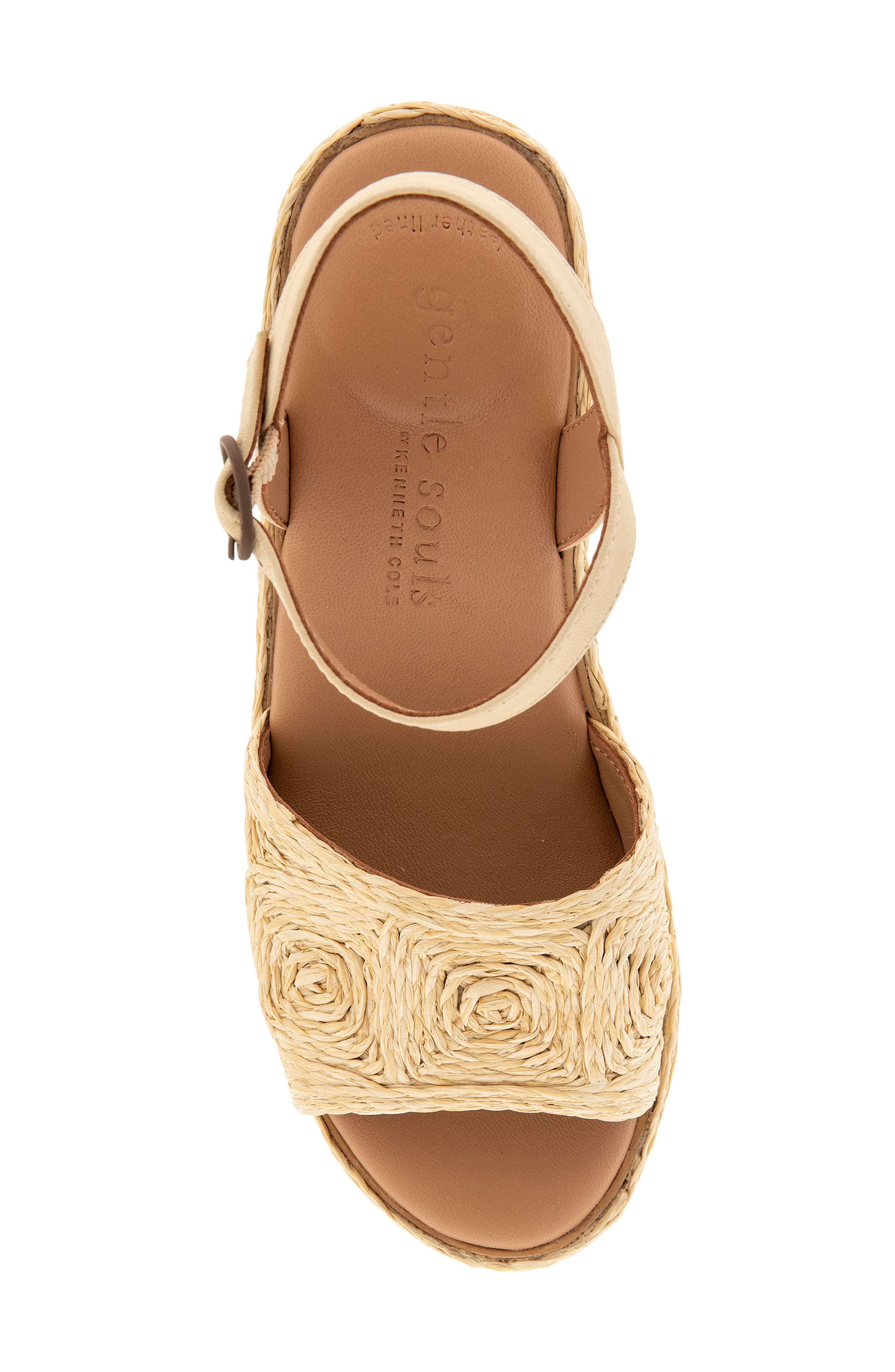 Nevio Ankle Strap Platform Wedge Sandal, Alternate, color, NATURAL RAFFIA