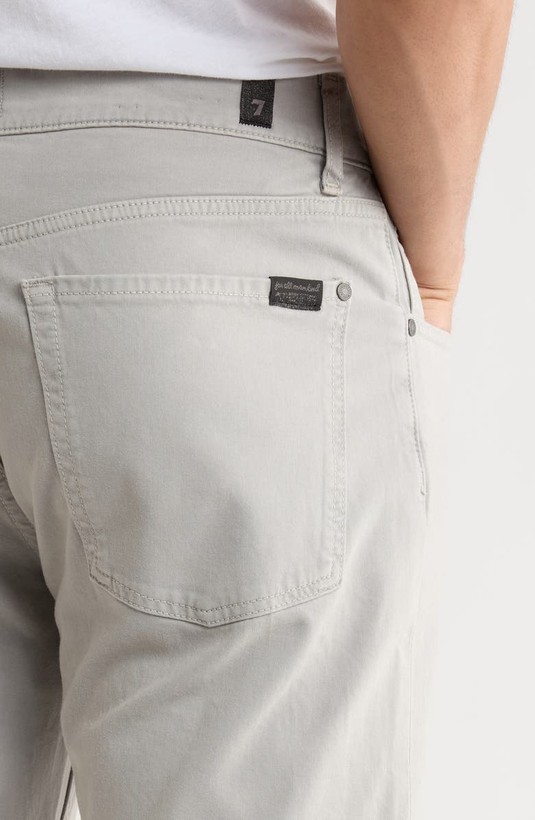 7 For All Mankind Comfort Sateen The Straight Leg Jeans, Alternate, color, Iron