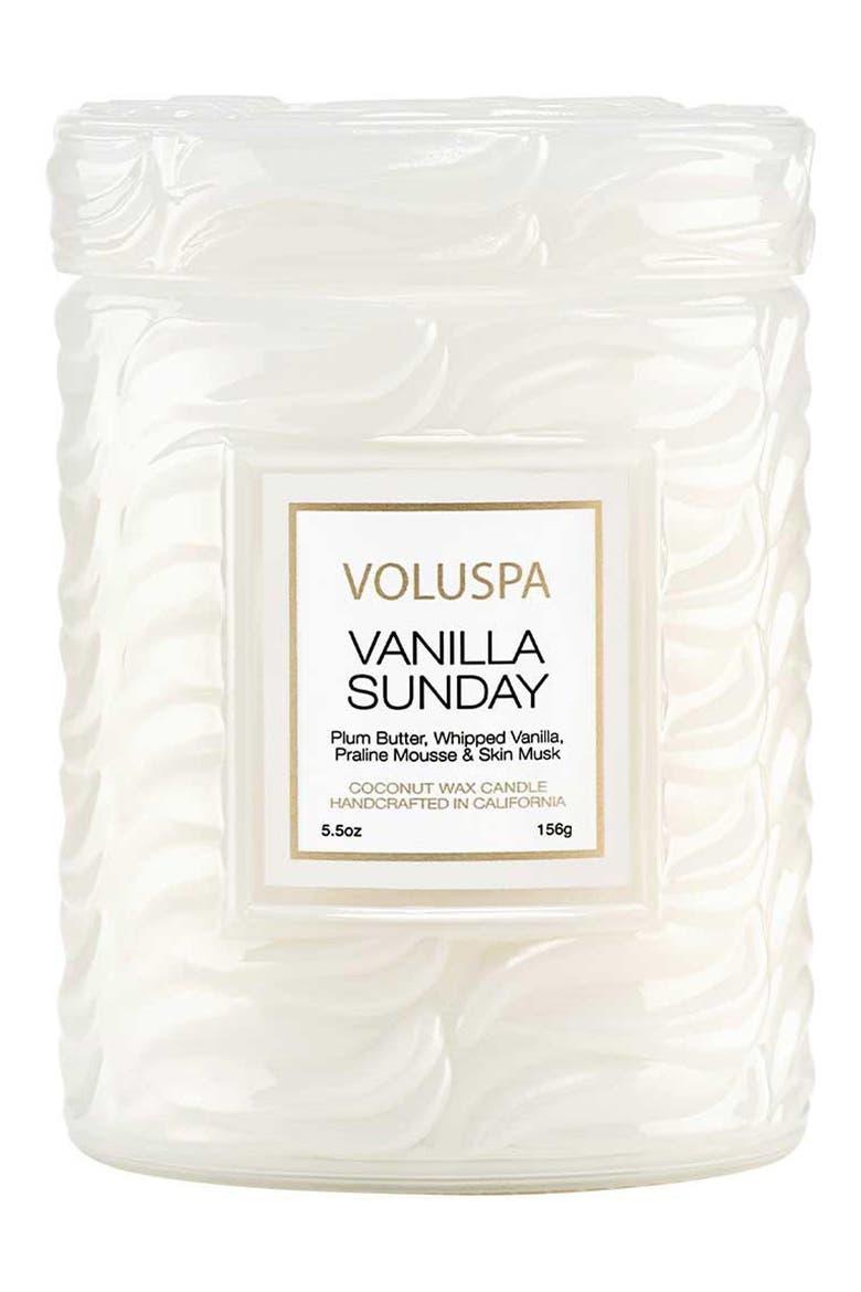Vanilla Sunday Small Jar Candle, Main, color, NO COLOR