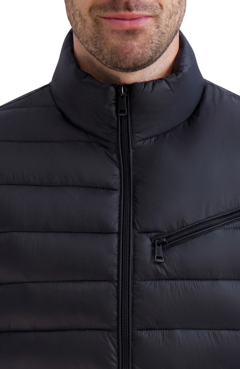 Cole Haan Signature Quilted Puffer Vest, Alternate, color, Black