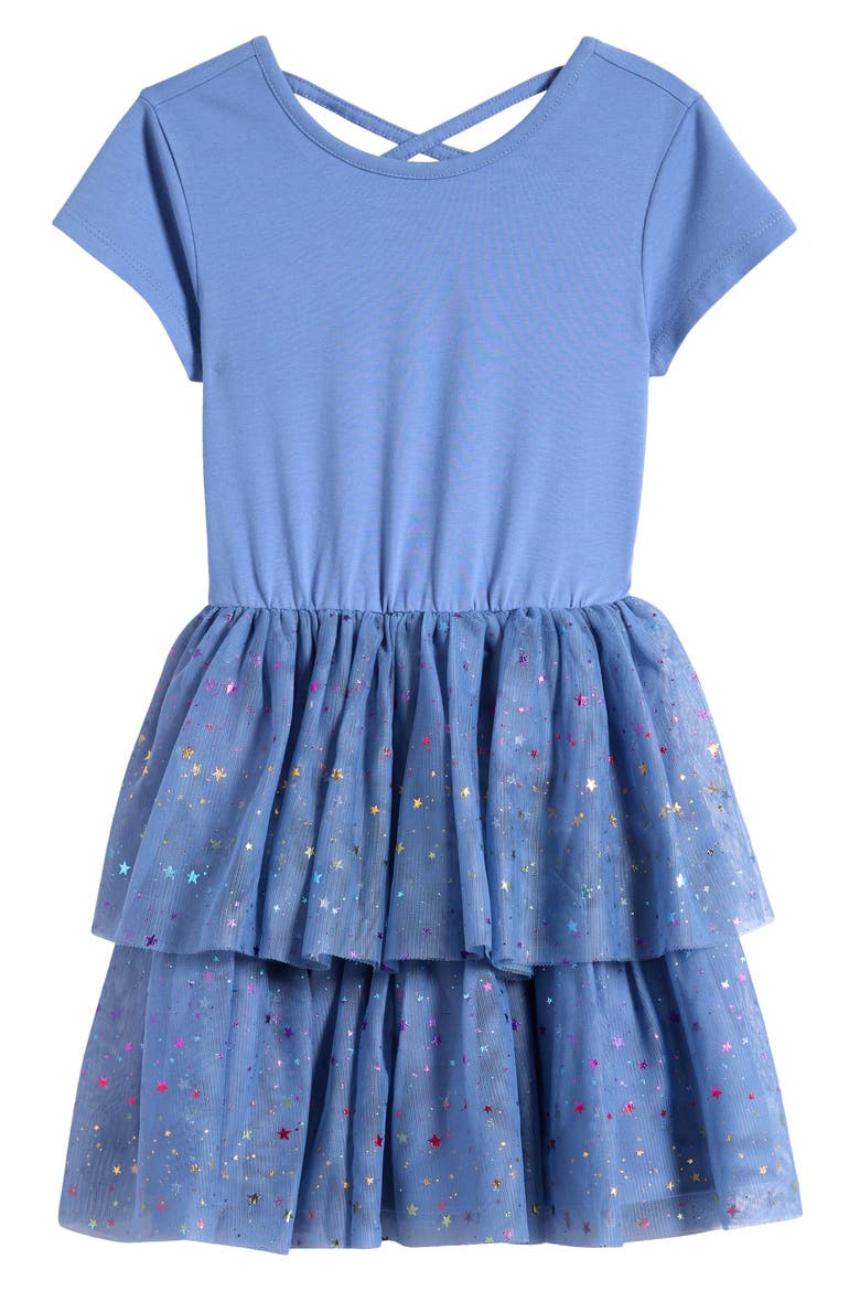 Kids' Sparkle Tutu Dress, Main, color, BLUE COLONY