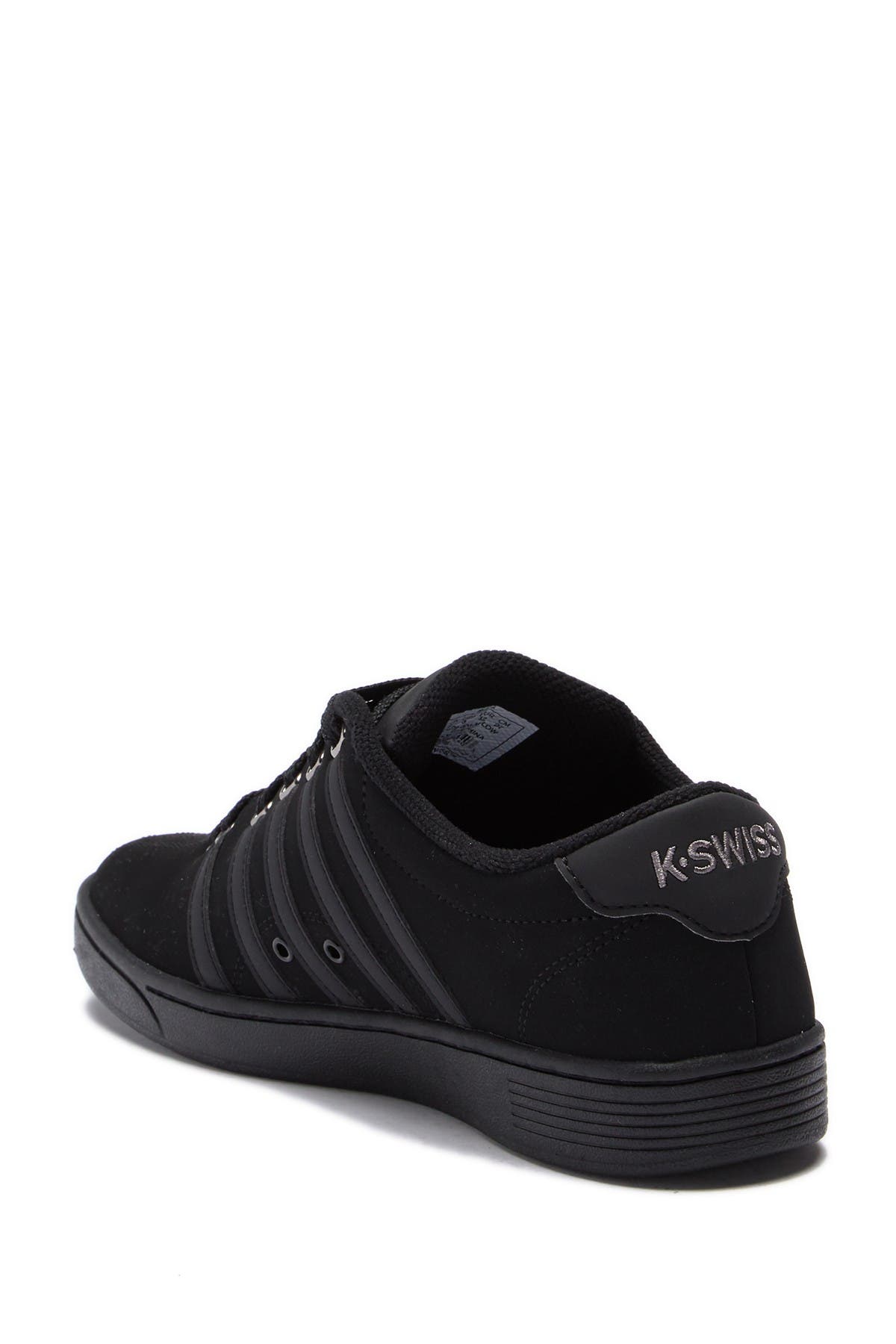 Court Pro II CMF Leather Sneaker, Alternate, color, BLACK/CHARCOAL