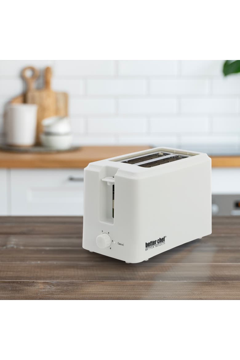 2 Slice Cool Touch Toaster w/ 6 Browning Levels, Alternate, color, White