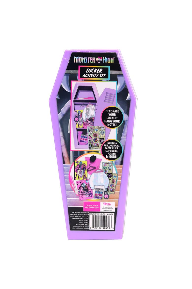 Design Activity Locker, Doodle & Decorate, Lavender Coffin Shaped, Alternate, color, Multicolored