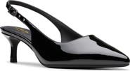 Clarks® Zarey Leather Slingback Pump