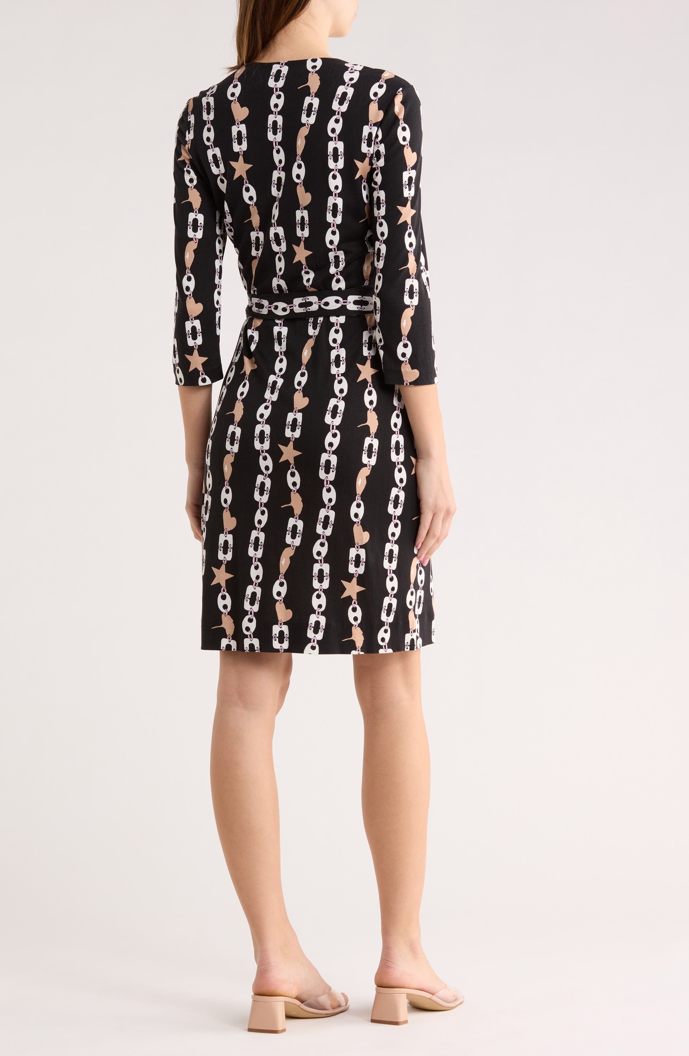 New Julian Print Silk Jersey Wrap Dress - image 2