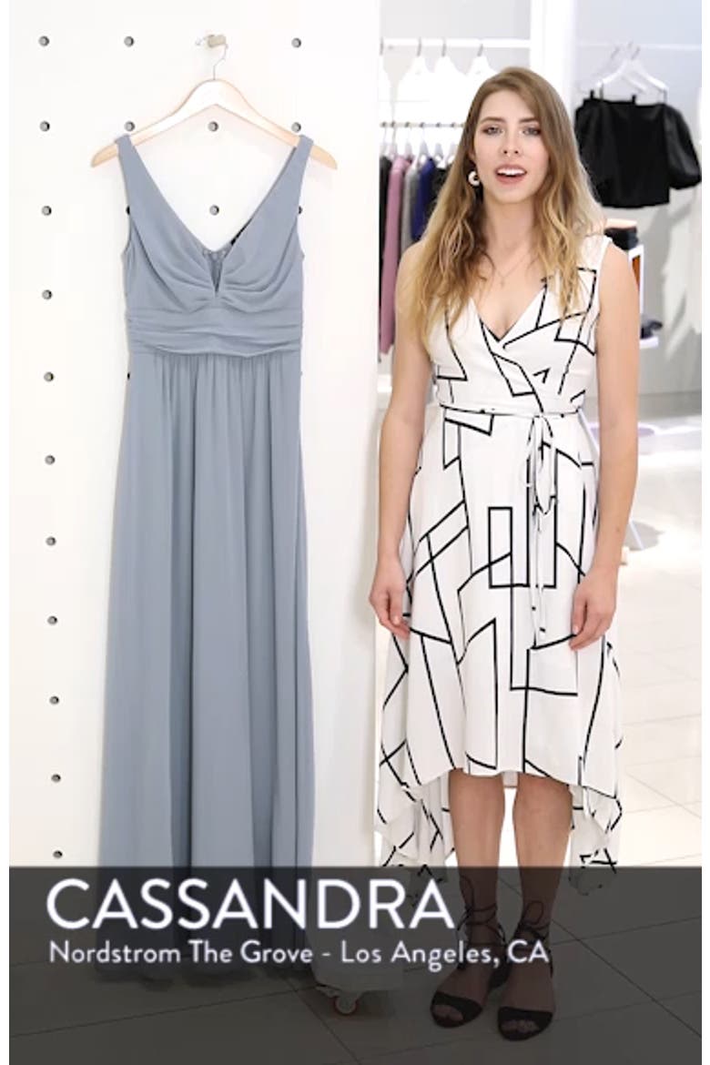 V-Neck Chiffon A-Line Gown video