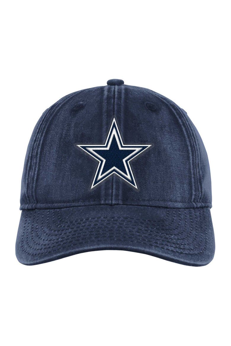 Youth Navy Dallas Cowboys Mineral Wash Slouch Adjustable Hat, Alternate, color, Navy
