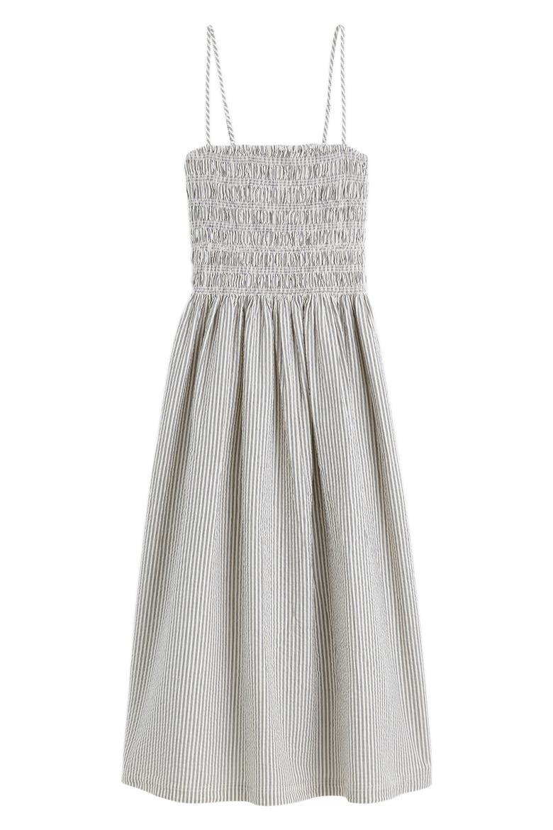 The Peyton Midi Dress, Alternate, color, BLACK VINTAGE IVORY YARNDYE