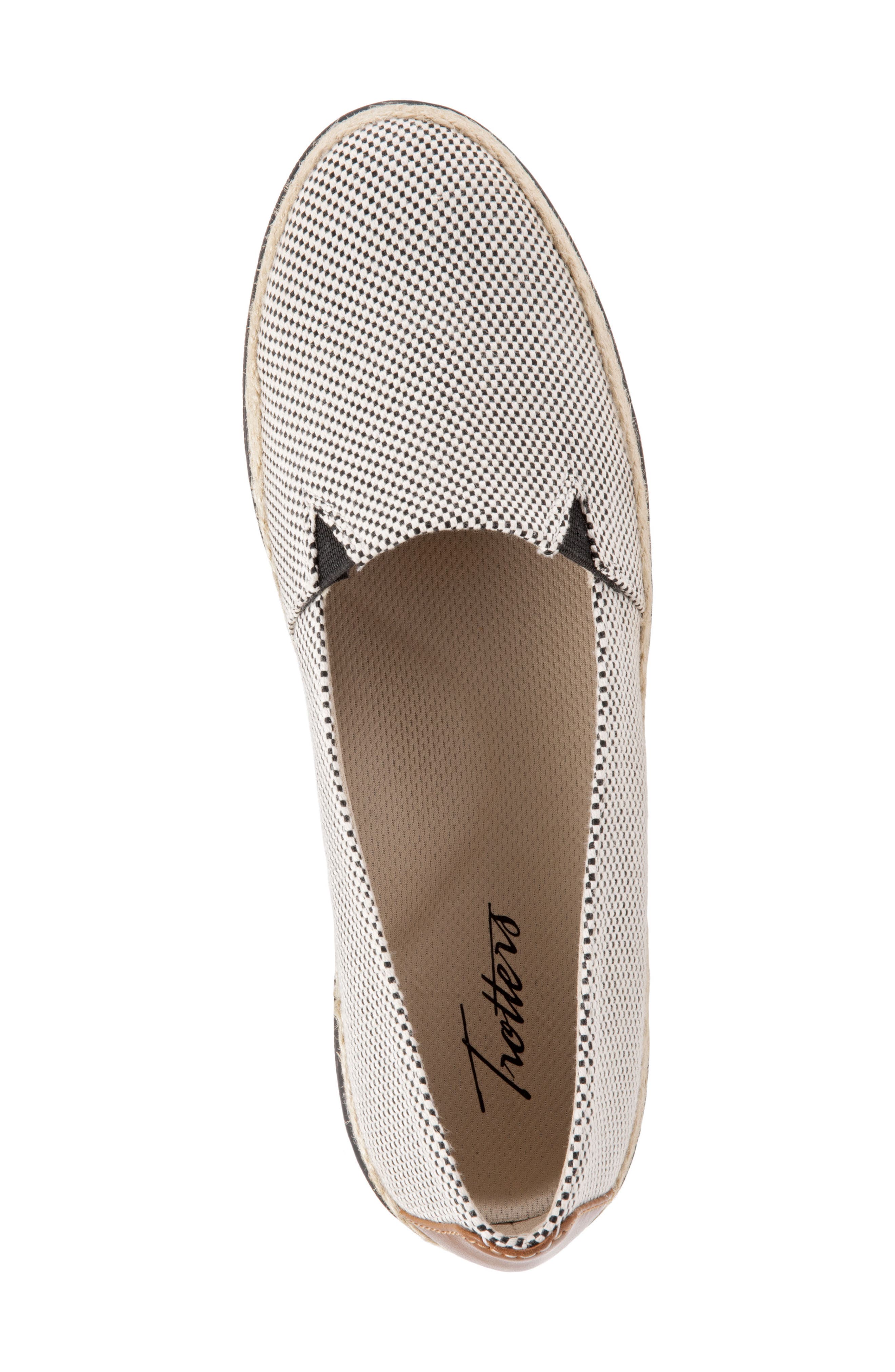 Accent Slip-On, Alternate, color, BLACK LINEN FABRIC