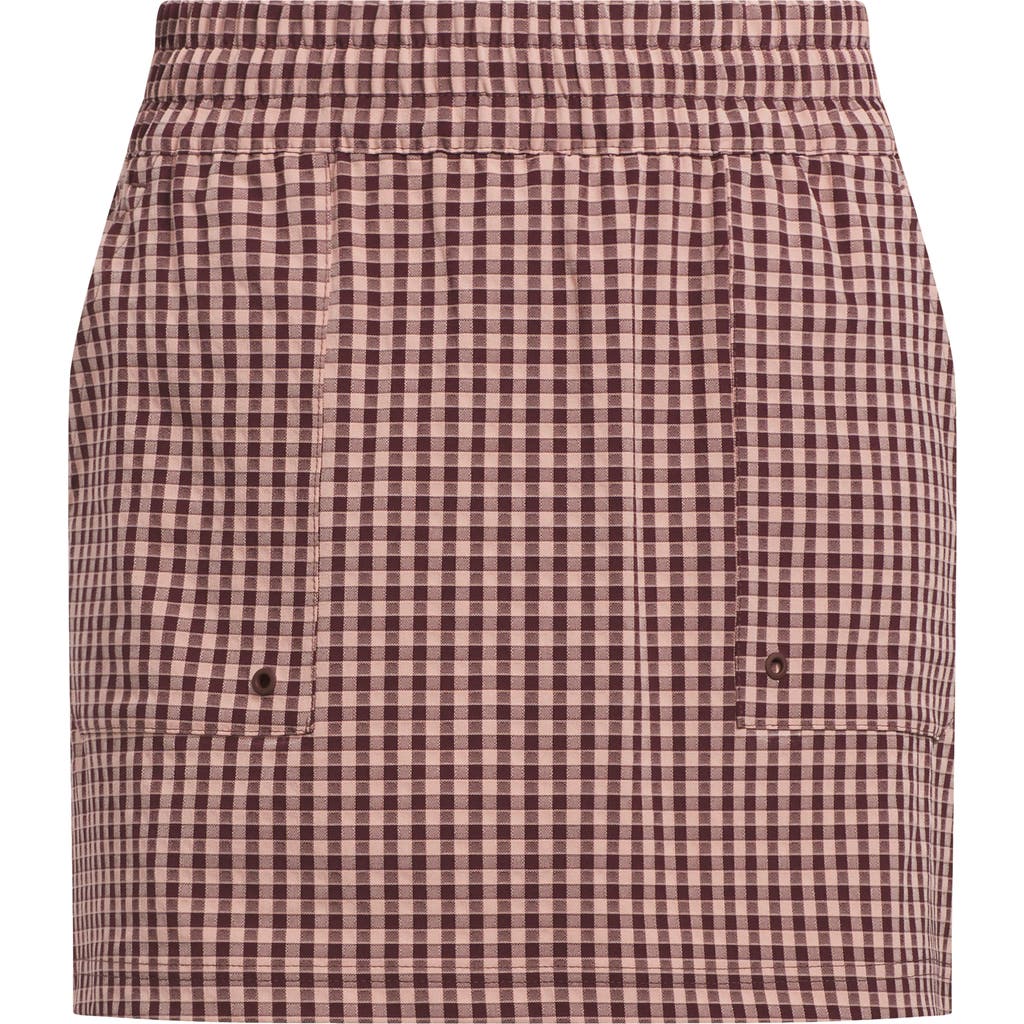 adidas Golf Ultimate365 Gingham Golf Skort in Aurora Ruby  product