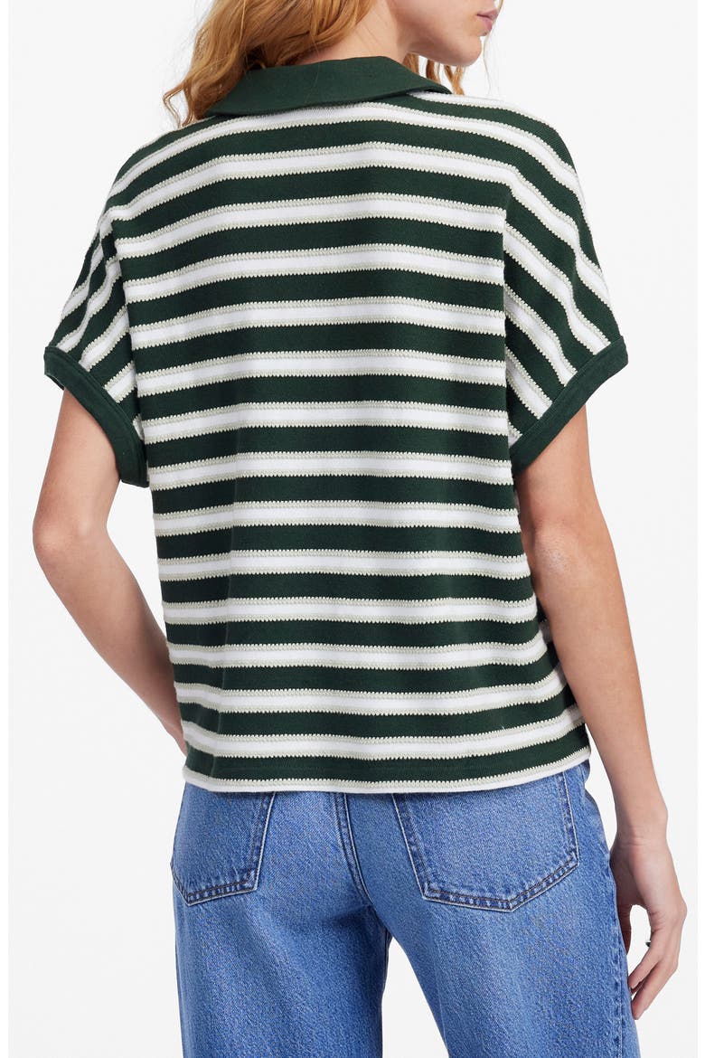 Relaxed Johnny Collar Polo, Alternate, color, SUMMIT GREEN