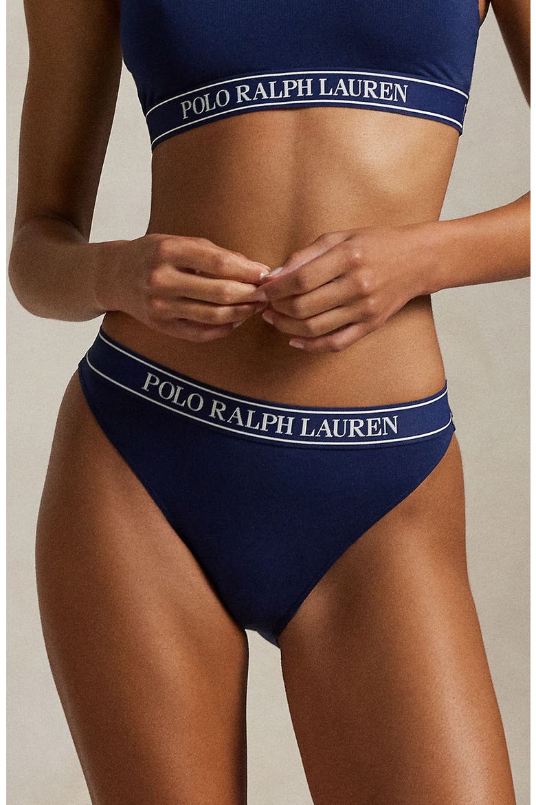 Logo Band Assorted 3-Pack High Waist Bikinis, Main, color, WHITE CLOUD/ ONYX/ NAVY