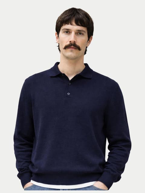 Timeless Cashmere Polo Sweater
