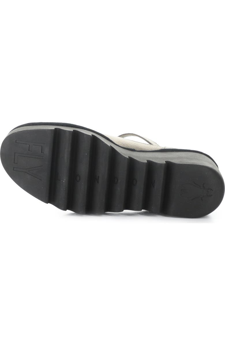 Fly London Bawo Platform Wedge Pump, Alternate, color, Gold