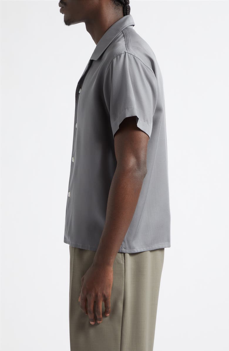 Second Layer Avenue Camp Shirt, Alternate, color, Gray