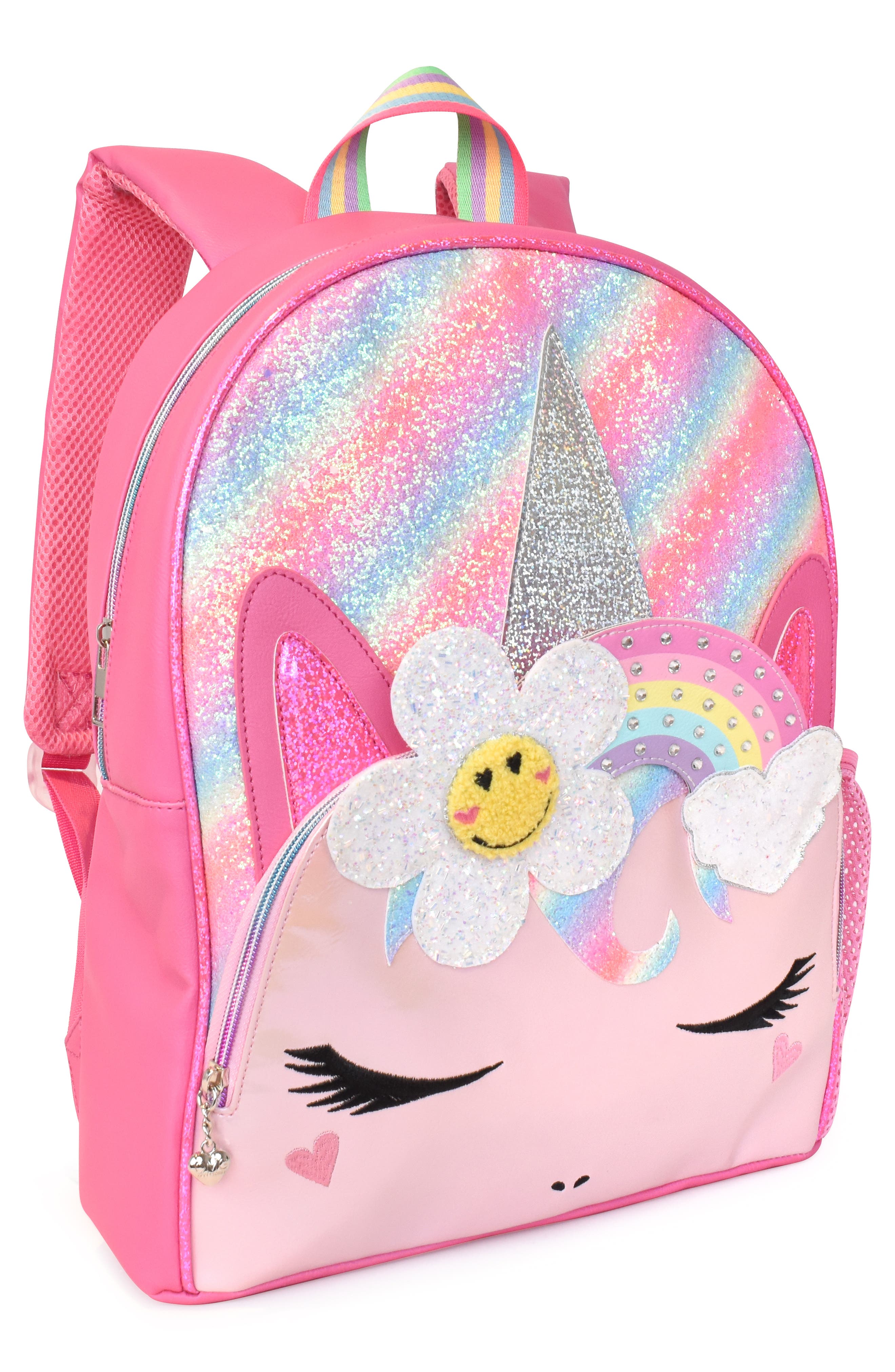 OMG Accessories Kids' Miss Gwen Glitter Backpack, Alternate, color, 