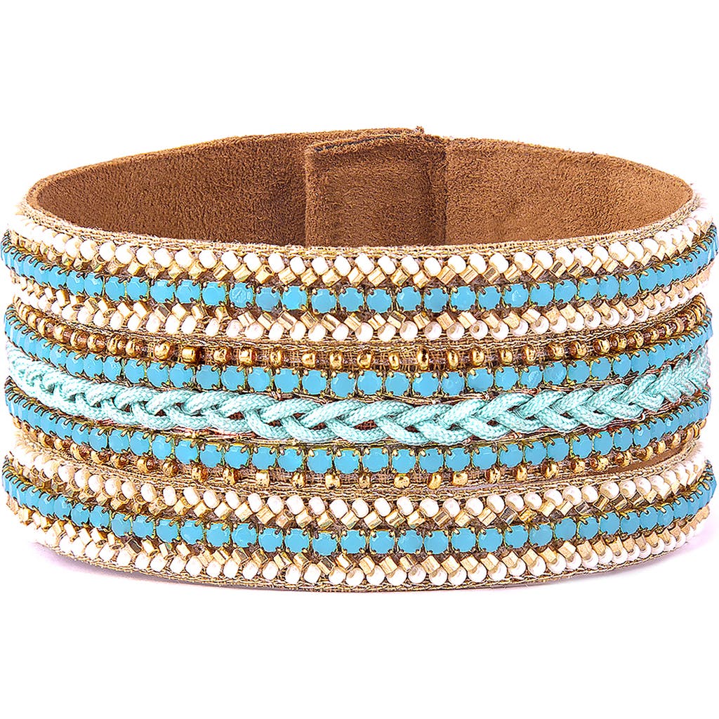 Deepa Gurnani Manny Beaded Bracelet In Multi