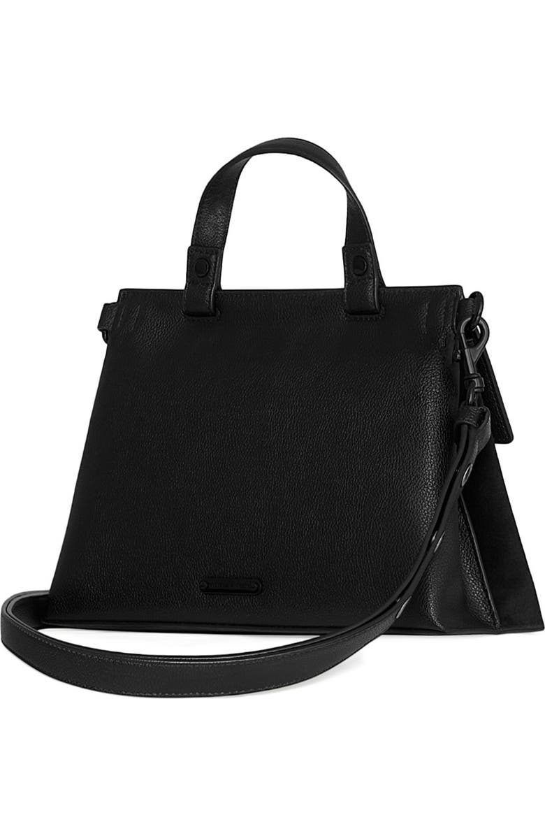 Rebecca Minkoff Keith Small Satchel Bag, Alternate, color, Black
