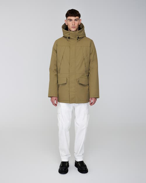 Quartz Co. Grant | Hooded Down Winter Jacket In Khaki