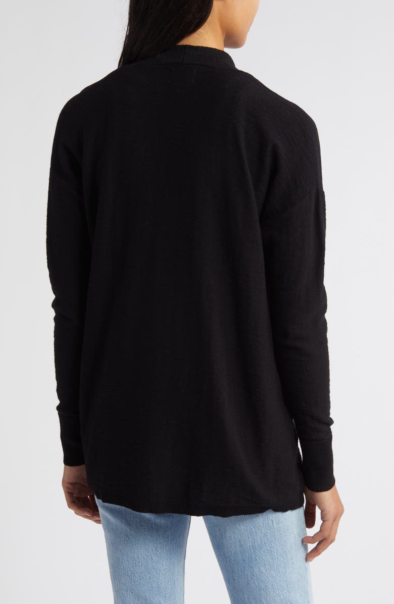 Caslon<sup>®</sup> Cotton & Linen Open Front Cardigan, Alternate, color, 