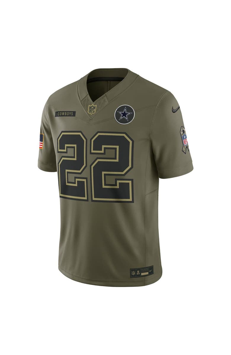 Nike Men's Nike Emmitt Smith Olive Dallas Cowboys 2025 Salute to Service Retired Limited Jersey, Alternate, color, Olive